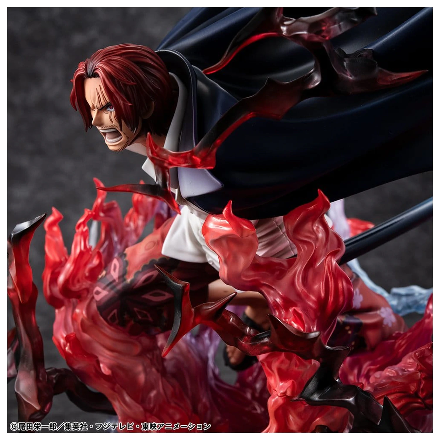 One Piece P.O.P SA-MAXIMUM PVC Statuie Lider al Red Hair Pirates Red-Haired Shanks Kamusari 25 cm poza produsului