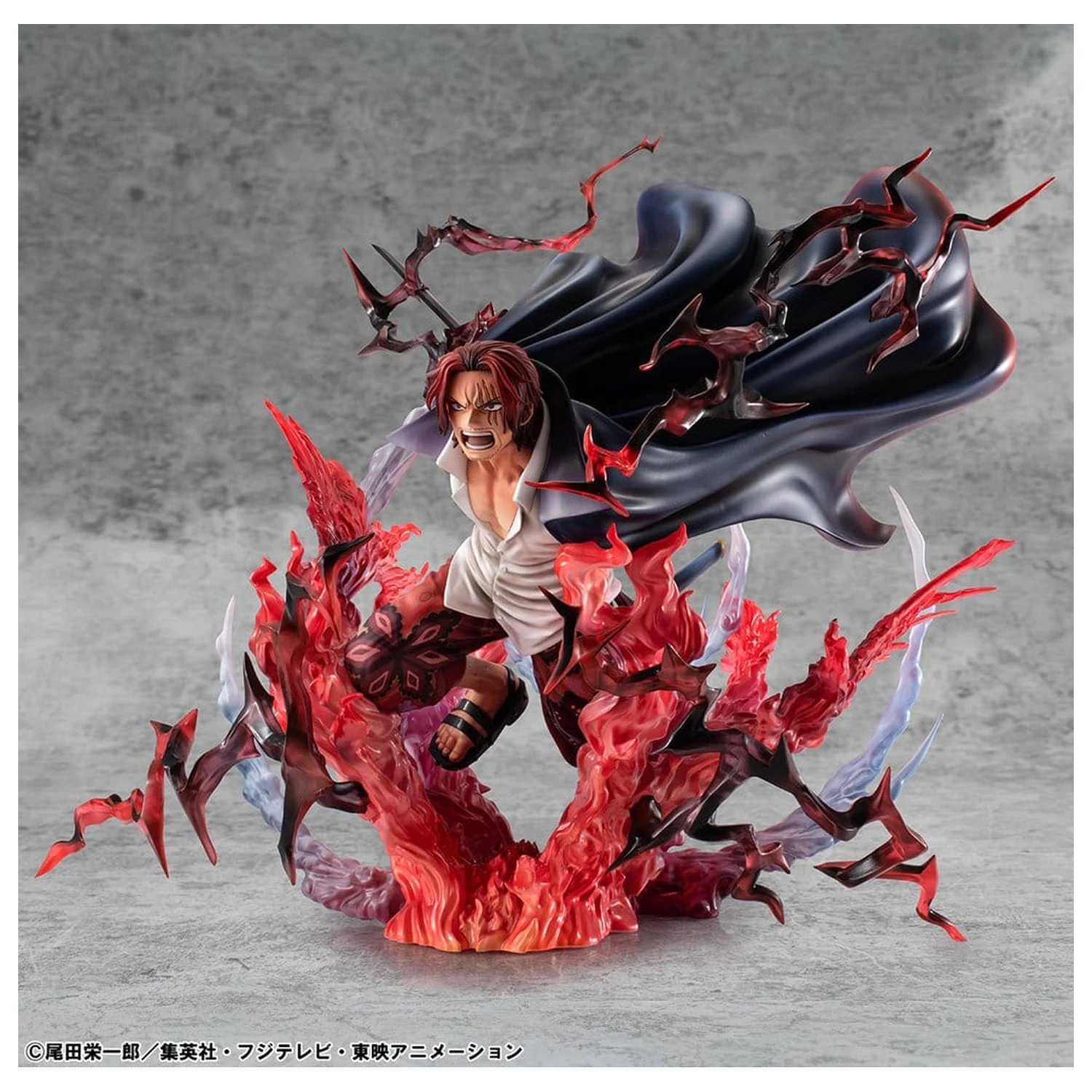 One Piece P.O.P SA-MAXIMUM PVC Statuie Lider al Red Hair Pirates Red-Haired Shanks Kamusari 25 cm poza produsului