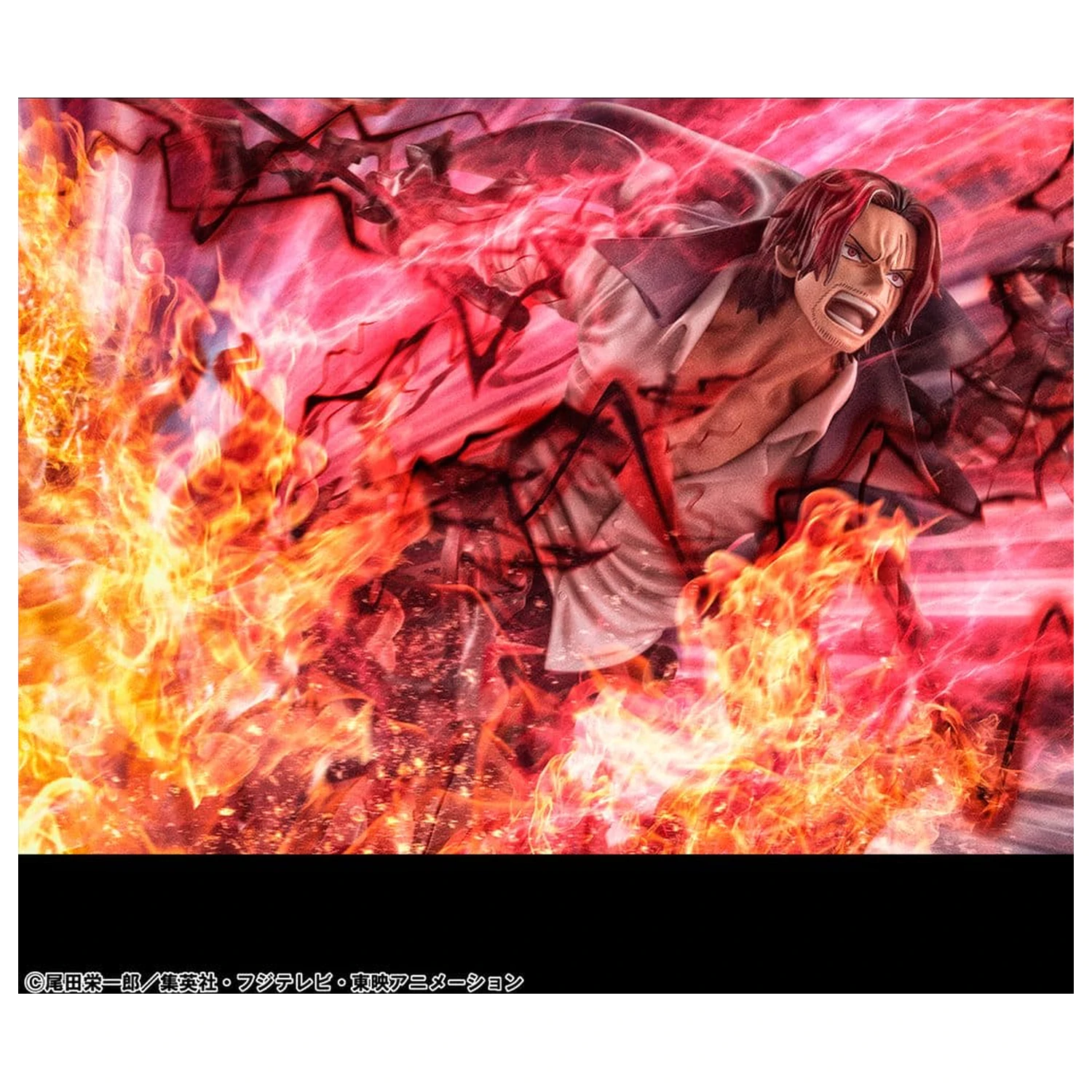 One Piece P.O.P SA-MAXIMUM PVC Statuie Lider al Red Hair Pirates Red-Haired Shanks Kamusari 25 cm poza produsului