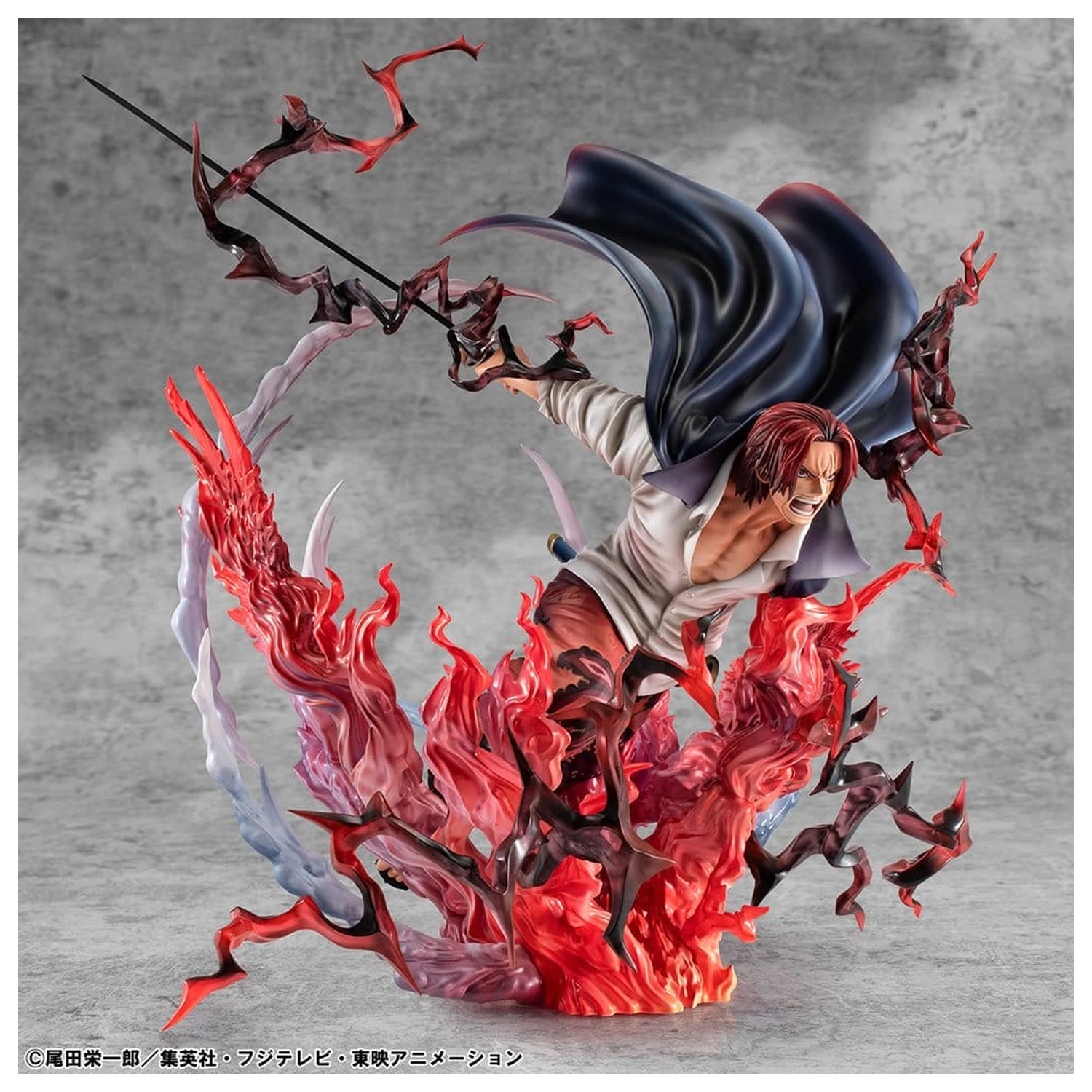 One Piece P.O.P SA-MAXIMUM PVC Statuie Lider al Red Hair Pirates Red-Haired Shanks Kamusari 25 cm poza produsului