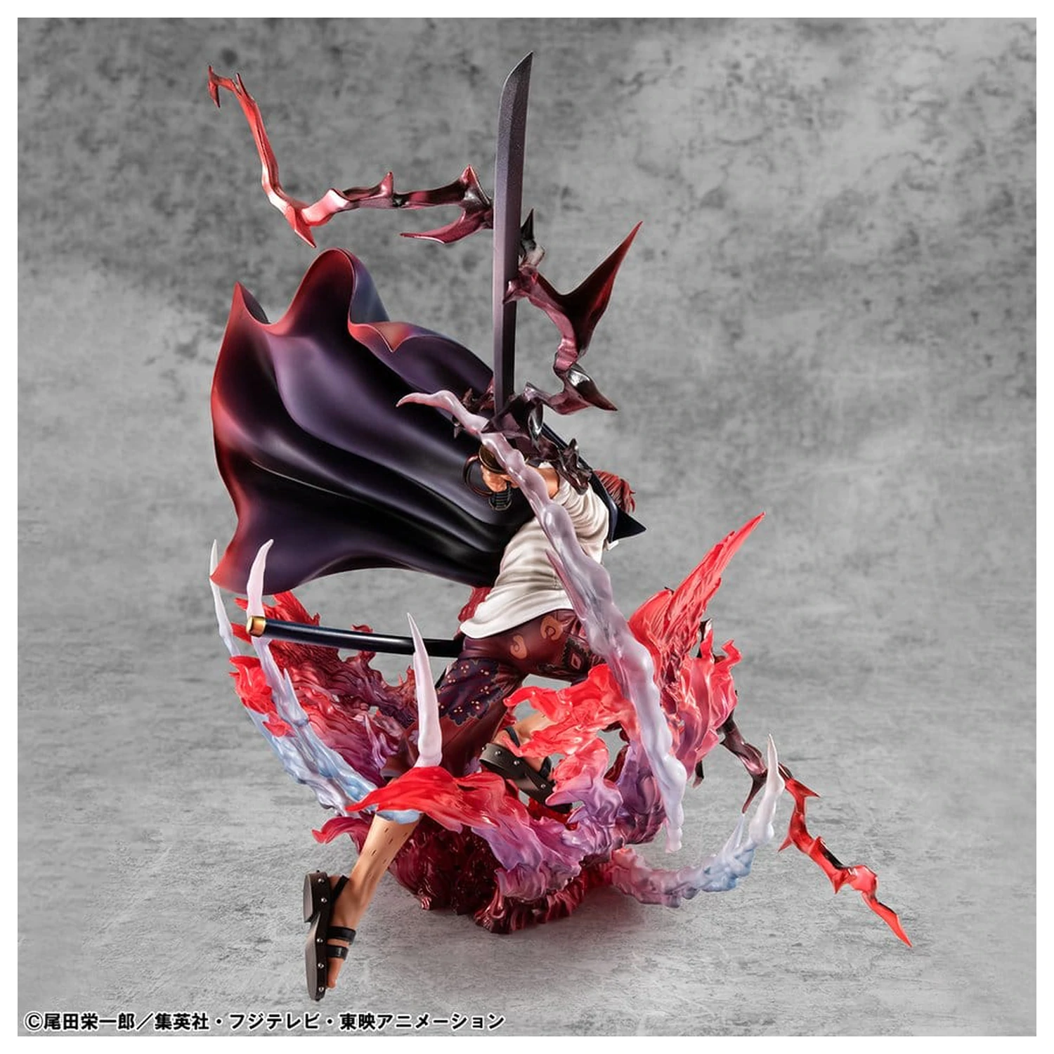 One Piece P.O.P SA-MAXIMUM PVC Statuie Lider al Red Hair Pirates Red-Haired Shanks Kamusari 25 cm poza produsului