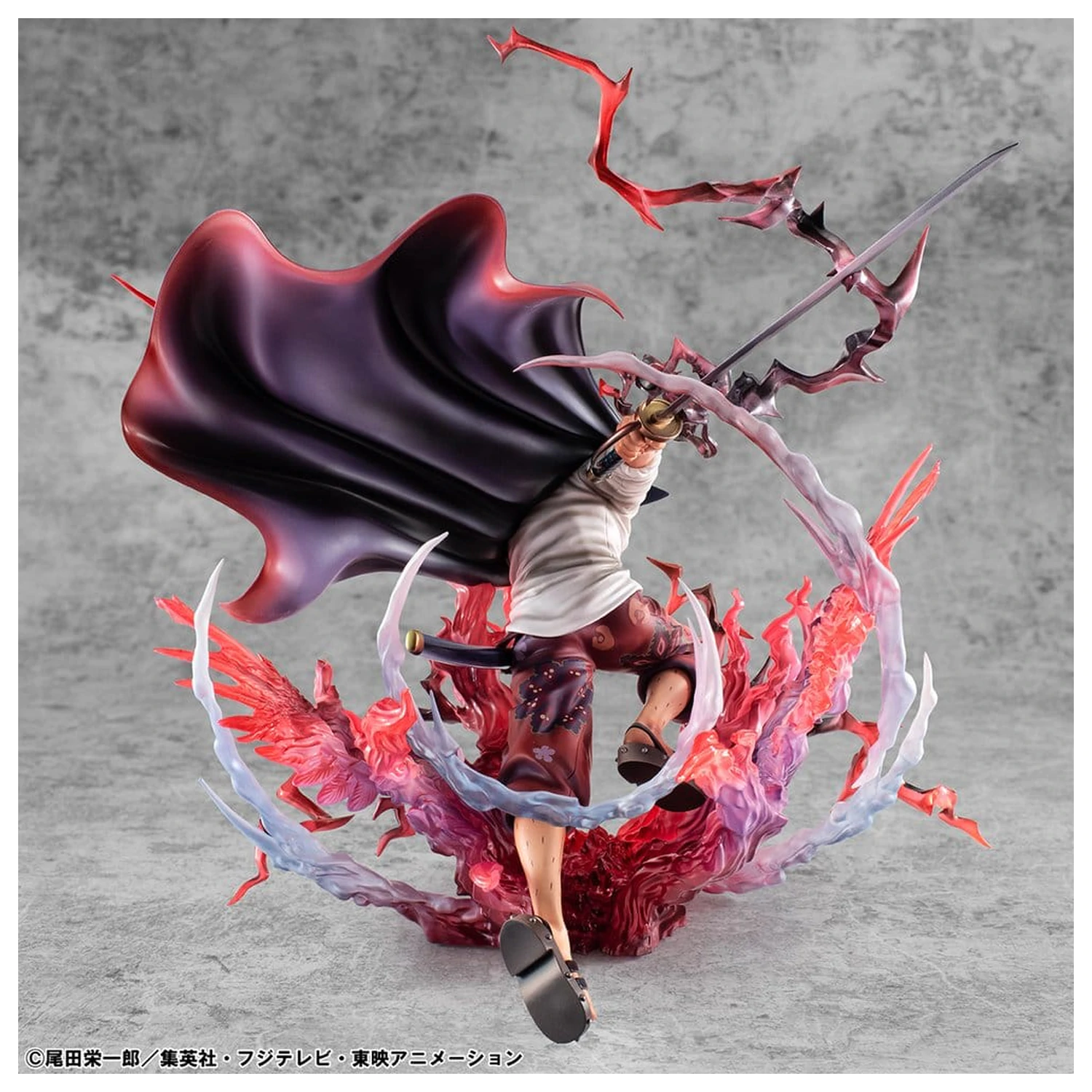 One Piece P.O.P SA-MAXIMUM PVC Statuie Lider al Red Hair Pirates Red-Haired Shanks Kamusari 25 cm poza produsului