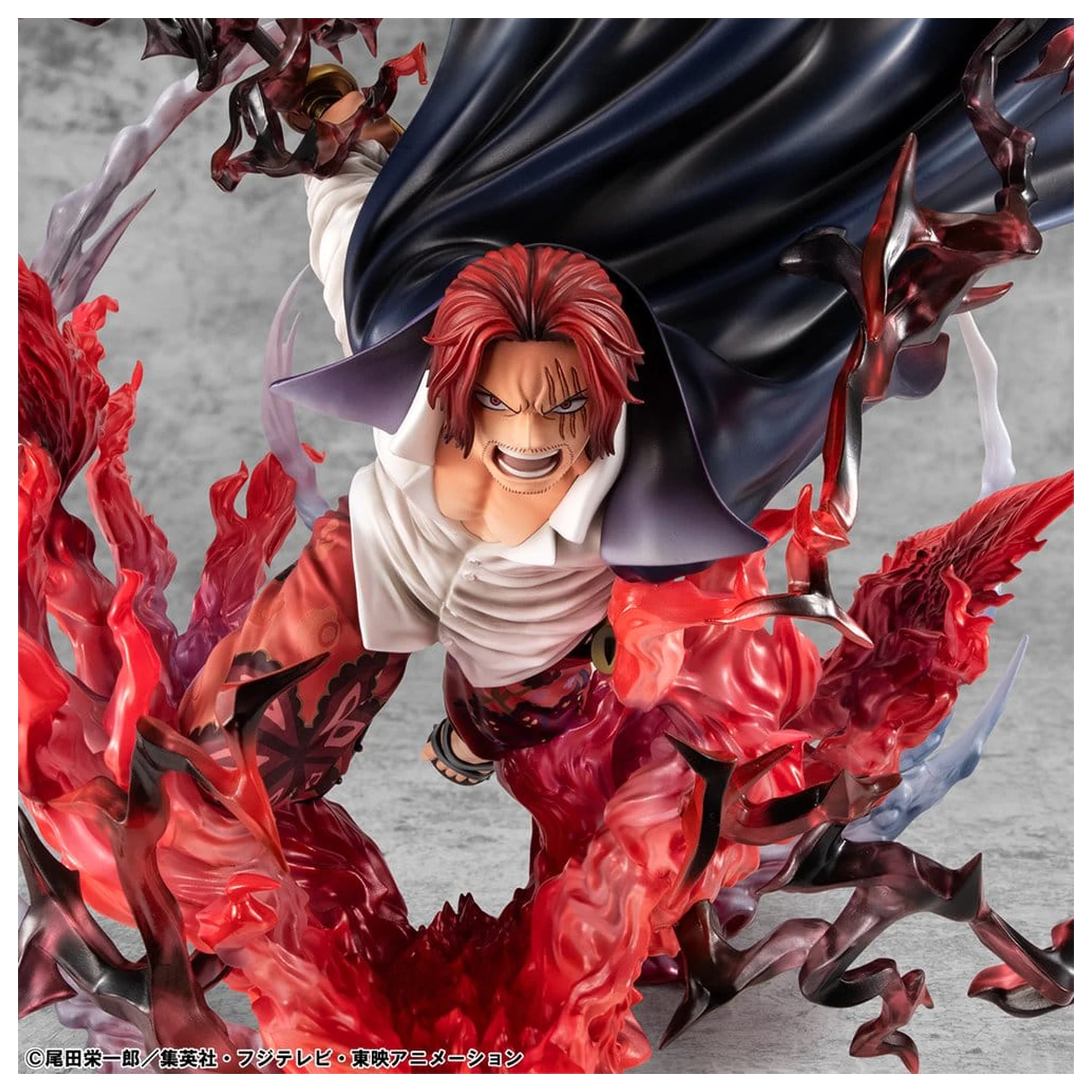 One Piece P.O.P SA-MAXIMUM PVC Statuie Lider al Red Hair Pirates Red-Haired Shanks Kamusari 25 cm poza produsului