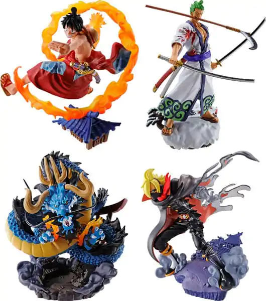 One Piece Petitrama statuetă mini PVC Logbox Re Birth Wano Kuni Vol. 1 Set 9 cm poza produsului