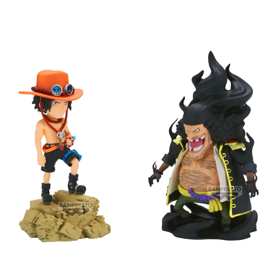 Figurină One Piece Portgas D.Ace Vs Marshall.D.Teach Log Stories 8cm poza produsului