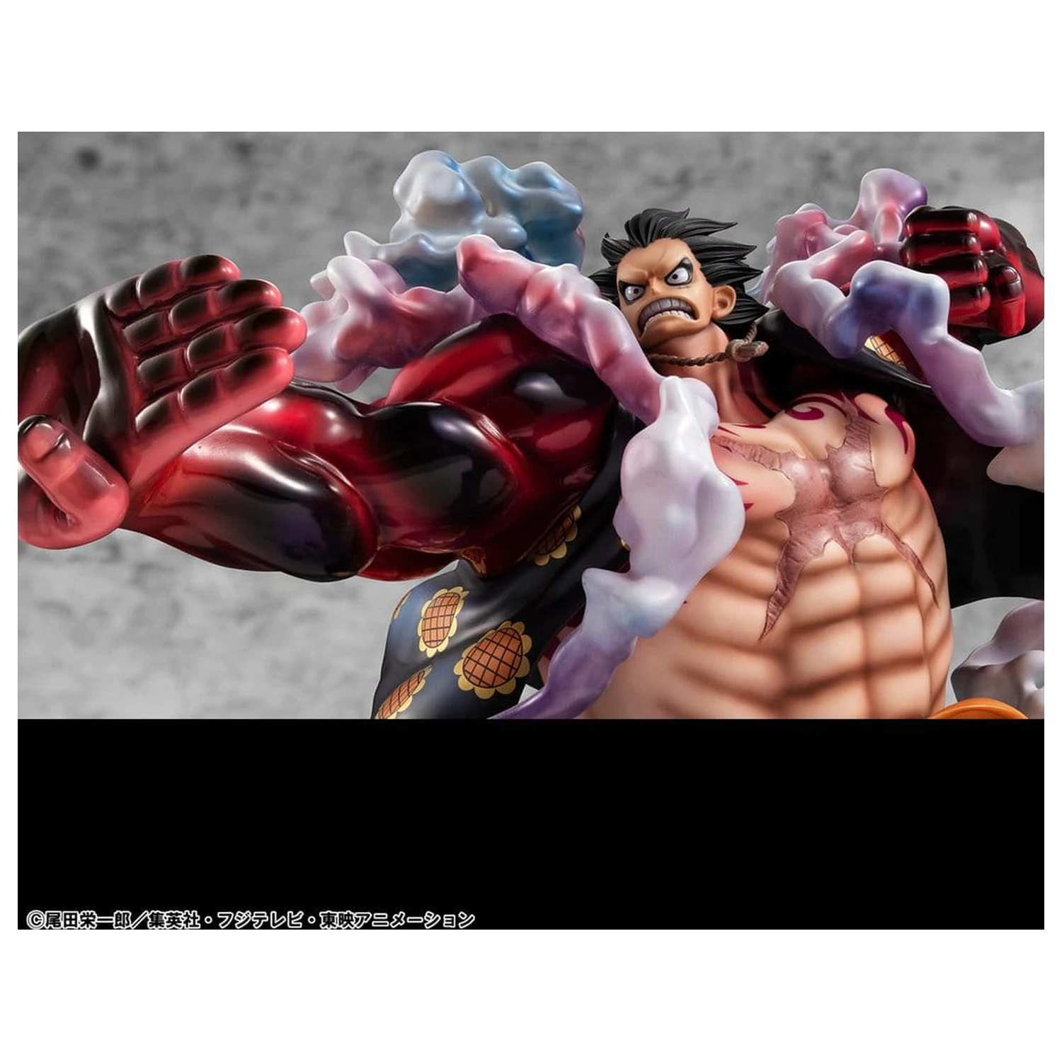 One Piece Portrait.Of.Pirates SA-Maximum PVC Figura Monkey D. Luffy Gear 4 Bounce-Man 10th Limited Ver. 30 cm poza produsului