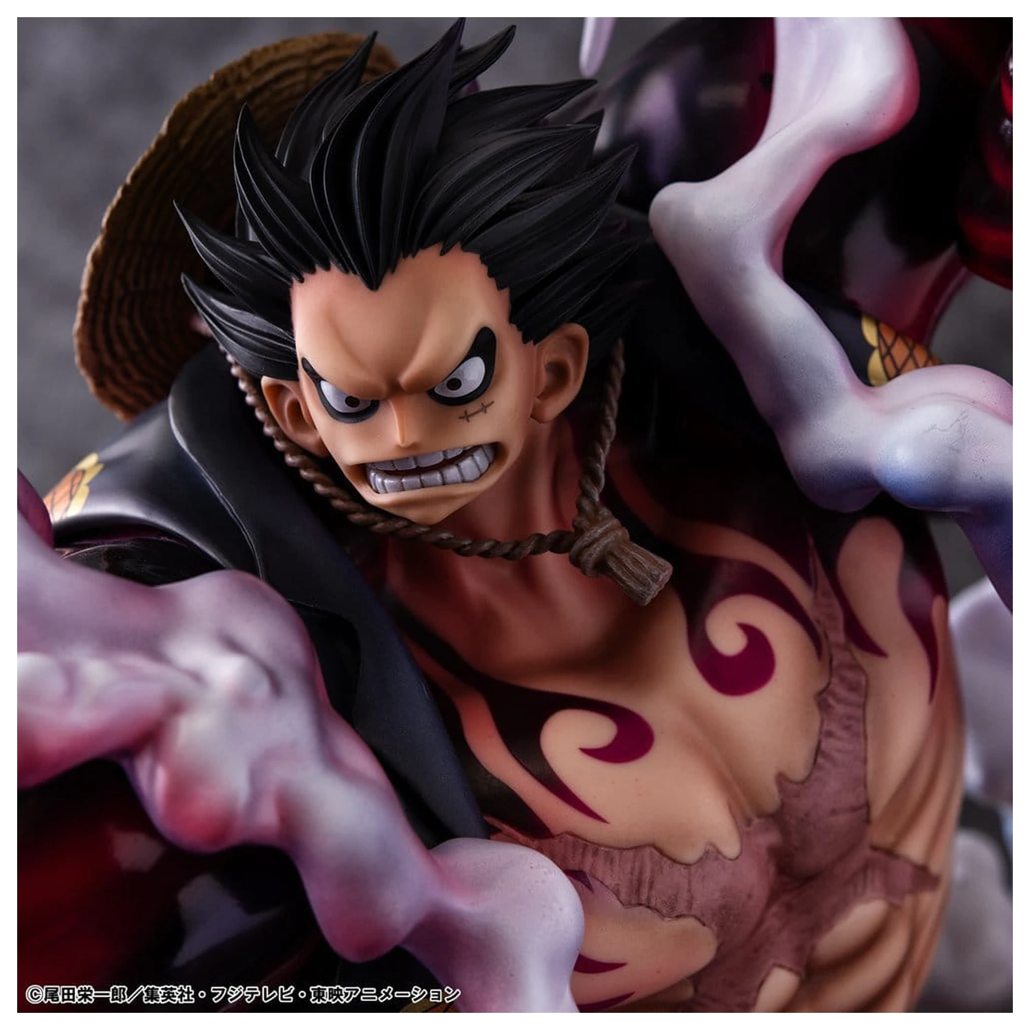 One Piece Portrait.Of.Pirates SA-Maximum PVC Figura Monkey D. Luffy Gear 4 Bounce-Man 10th Limited Ver. 30 cm poza produsului