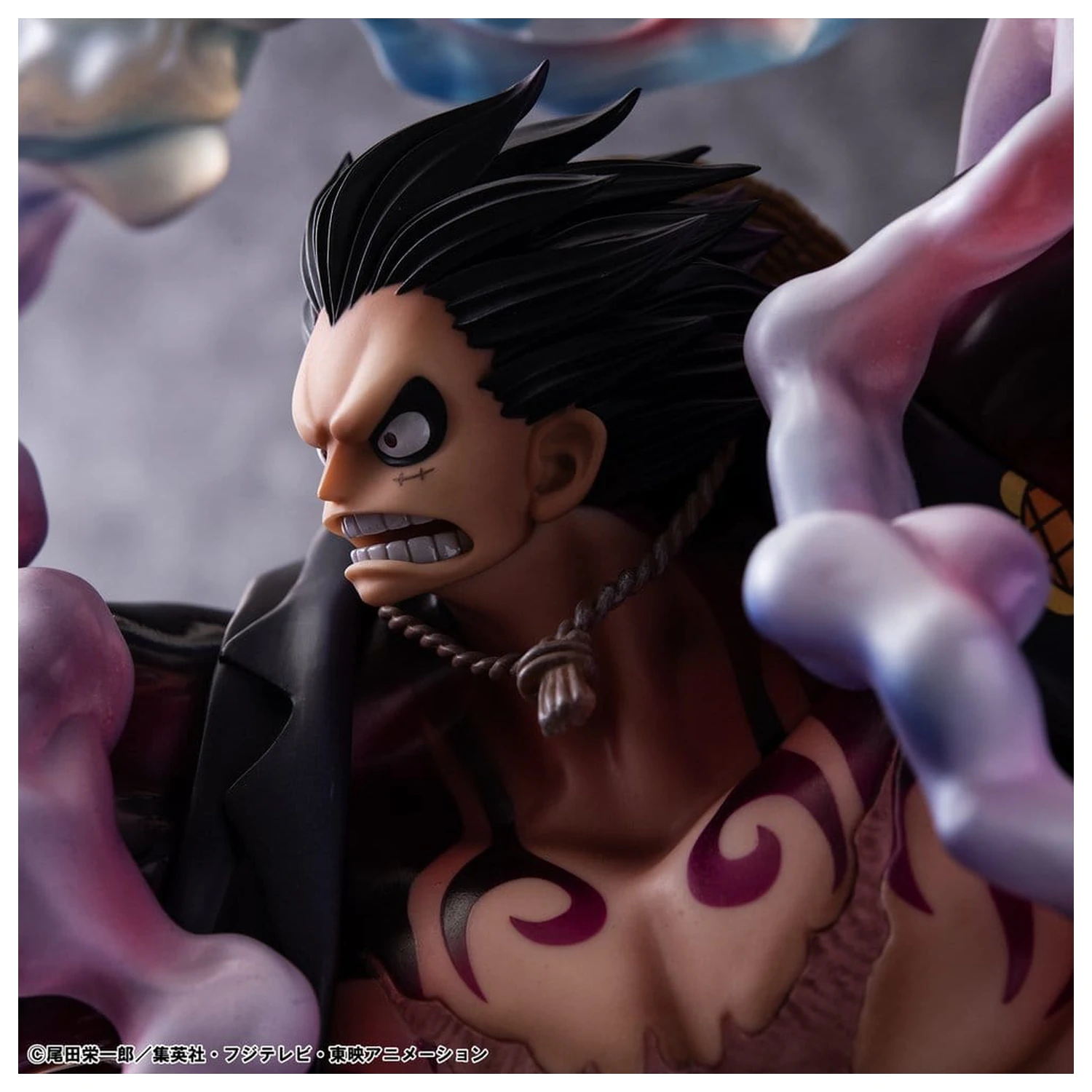 One Piece Portrait.Of.Pirates SA-Maximum PVC Figura Monkey D. Luffy Gear 4 Bounce-Man 10th Limited Ver. 30 cm poza produsului