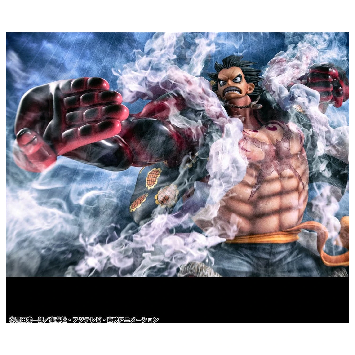 One Piece Portrait.Of.Pirates SA-Maximum PVC Figura Monkey D. Luffy Gear 4 Bounce-Man 10th Limited Ver. 30 cm poza produsului
