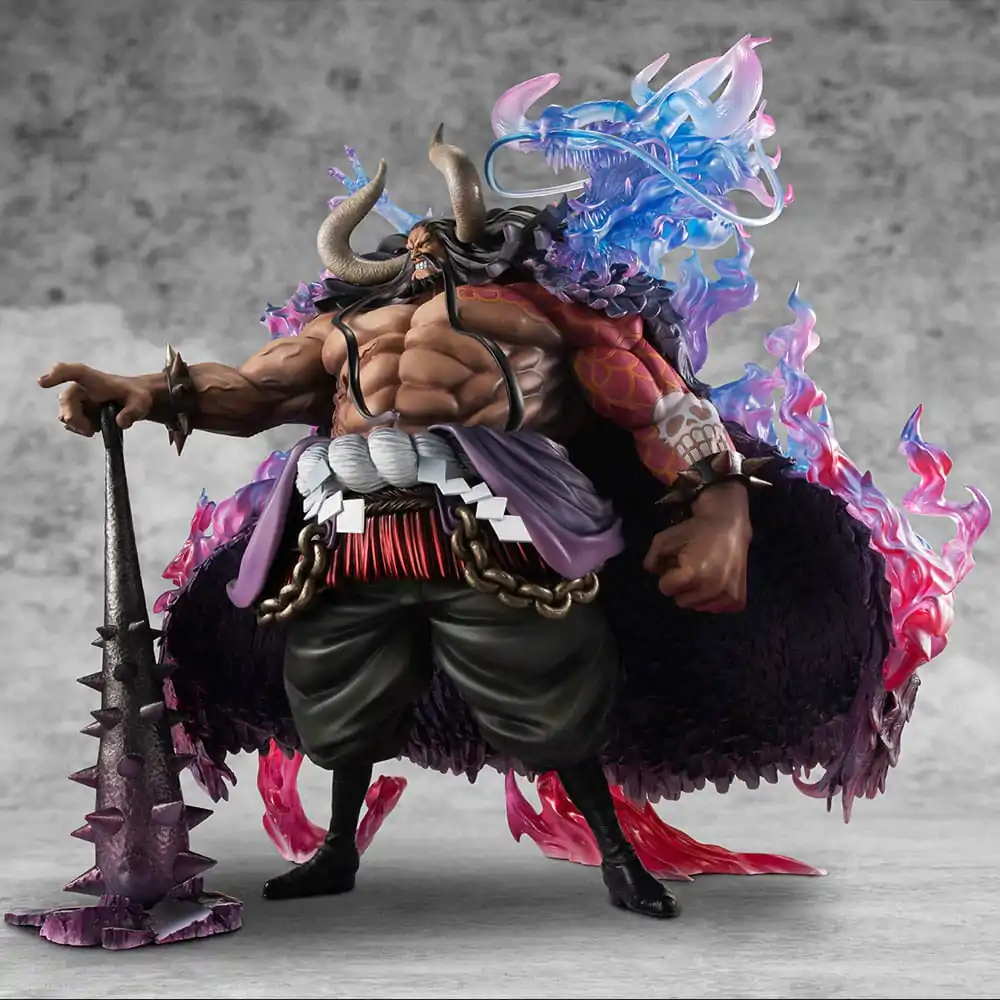 Statuie PVC One Piece Portrait Of Pirates WA-MAXIMUM Kaido the Beast(Super limited reprint) 38 cm poza produsului