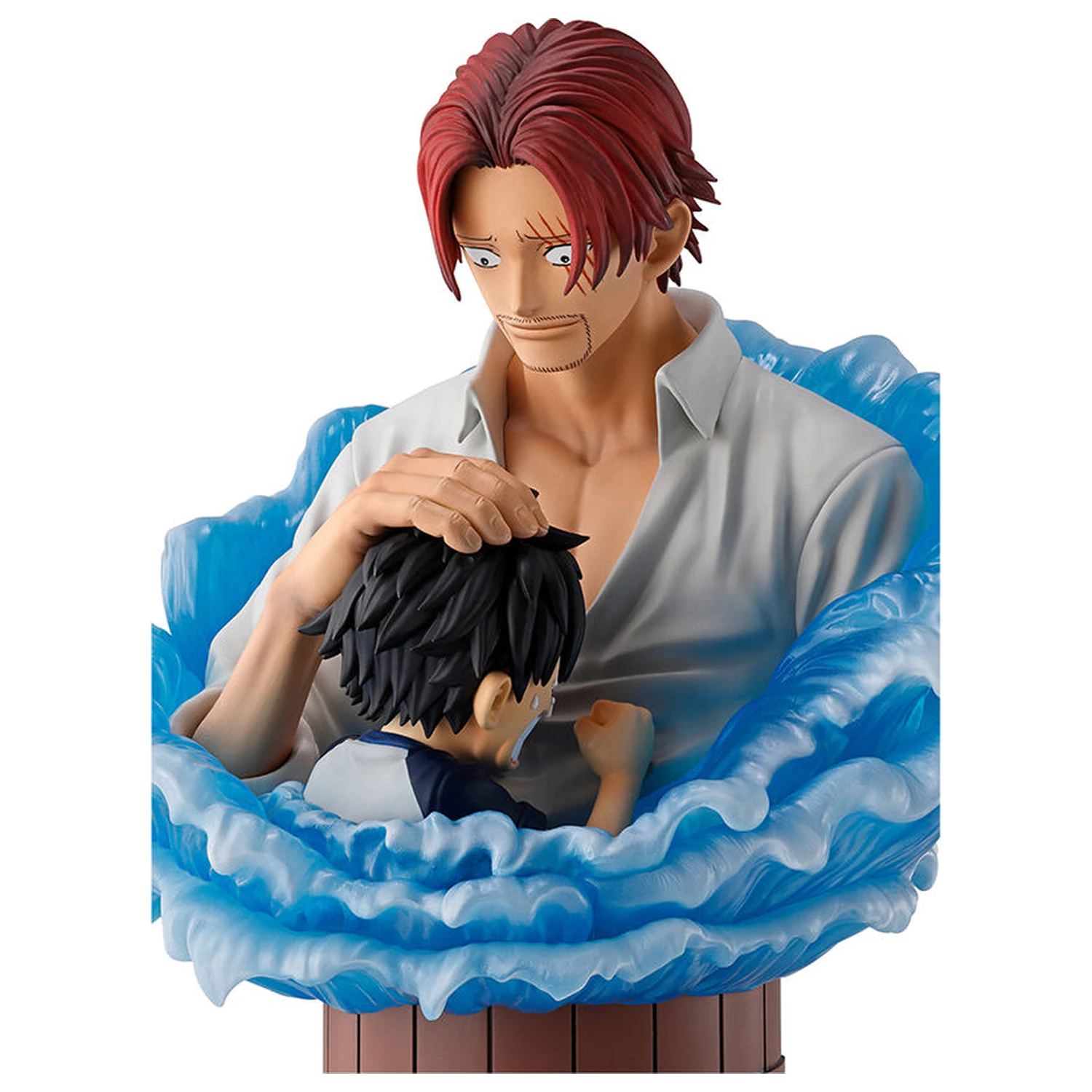 One Piece Red Hair Pirates Shanks & Luffy figurina 15cm poza produsului