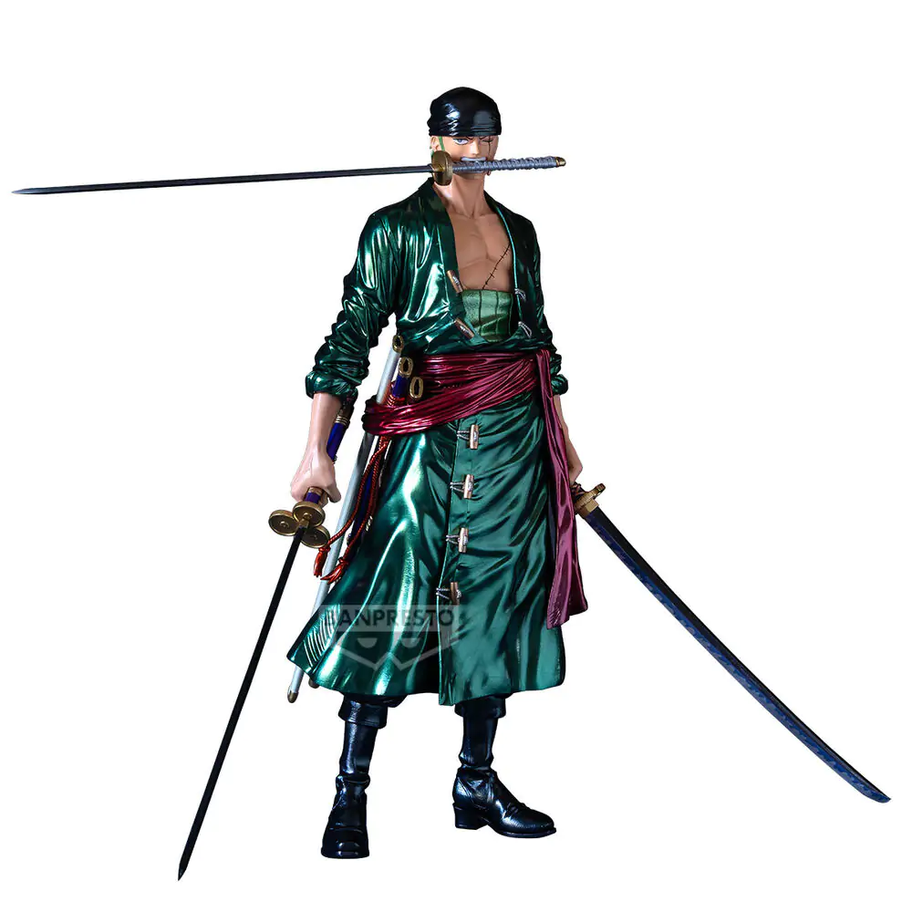 One Piece Roronoa Zoro Premium The Metallic figurina 30cm poza produsului