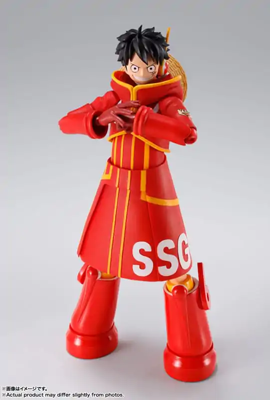 Figurină de acțiune One Piece S.H.Figuarts Monkey D. Luffy Future Island Egghead 15 cm poza produsului