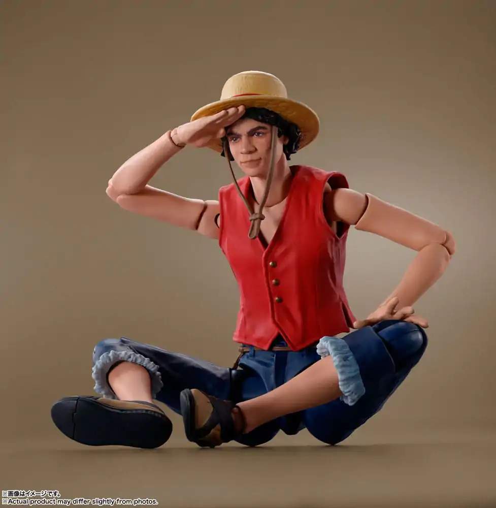 Figurină de acțiune One Piece S.H. Figuarts Monkey D. Luffy (Netflix) 14 cm poza produsului