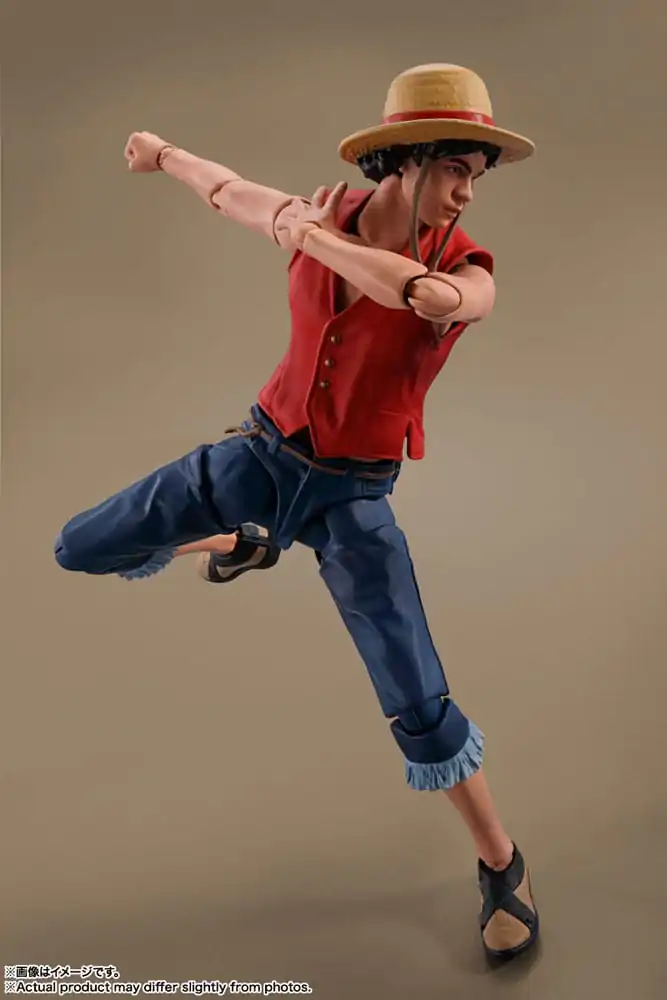 Figurină de acțiune One Piece S.H. Figuarts Monkey D. Luffy (Netflix) 14 cm poza produsului