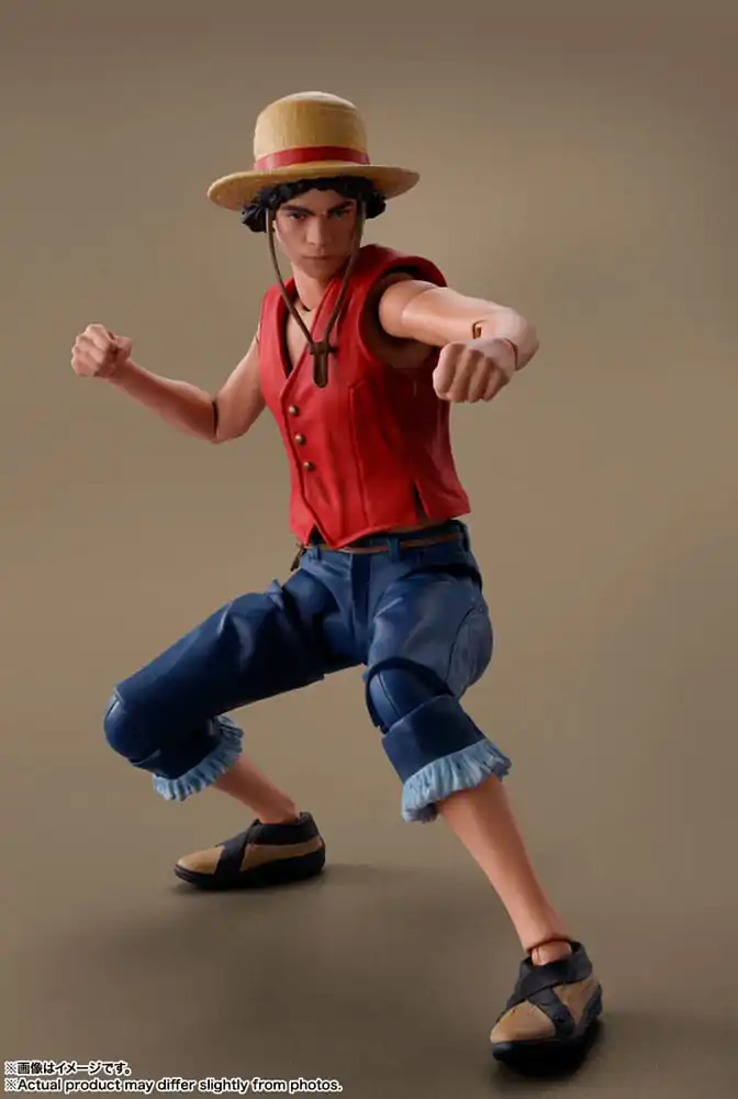 Figurină de acțiune One Piece S.H. Figuarts Monkey D. Luffy (Netflix) 14 cm poza produsului