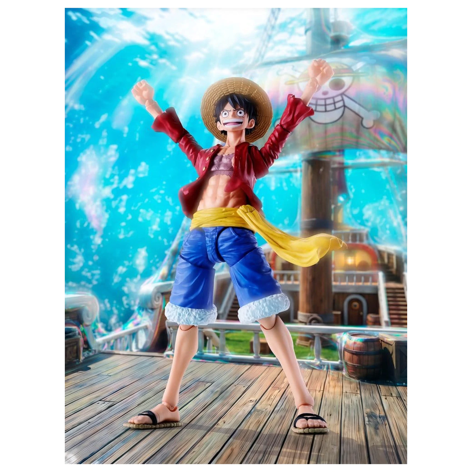 One Piece S.H.Figuarts Figurina de actiune Monkey D. Luffy -Two Years Later- 15 cm poza produsului