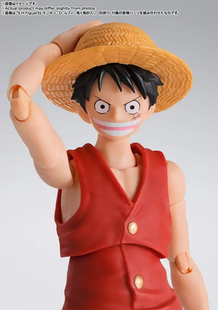Figurină de acțiune One Piece S.H. Figuarts Monkey D. Ruffy Romance Dawn 15 cm poza produsului