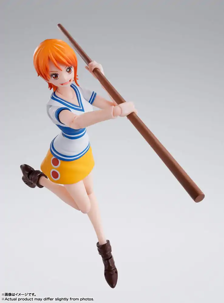 Figurină de acțiune One Piece S.H. Figuarts Nami Romance Dawn 14 cm poza produsului