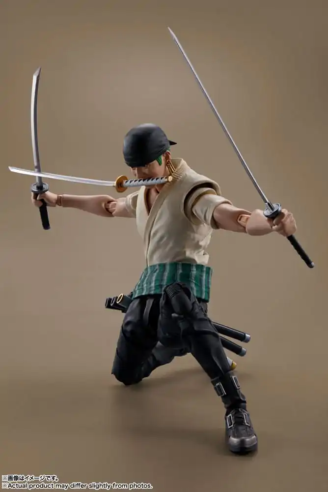 Figurină de acțiune One Piece S.H. Figuarts Roronoa Zoro (Netflix) 14 cm poza produsului