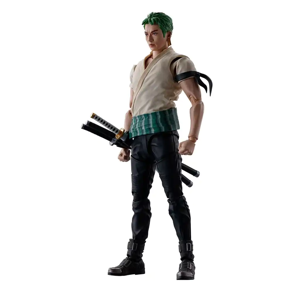 Figurină de acțiune One Piece S.H. Figuarts Roronoa Zoro (Netflix) 14 cm poza produsului