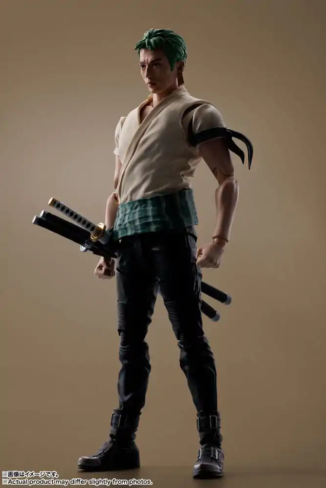 Figurină de acțiune One Piece S.H. Figuarts Roronoa Zoro (Netflix) 14 cm poza produsului