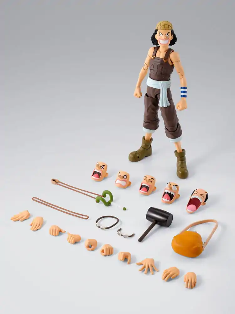 Figurină de acțiune One Piece S.H.Figuarts Usopp Romance Dawn Ver. 15 cm poza produsului