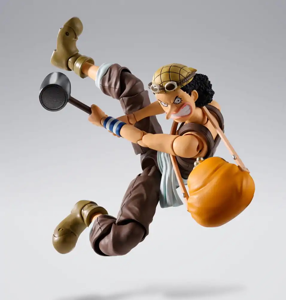 Figurină de acțiune One Piece S.H.Figuarts Usopp Romance Dawn Ver. 15 cm poza produsului