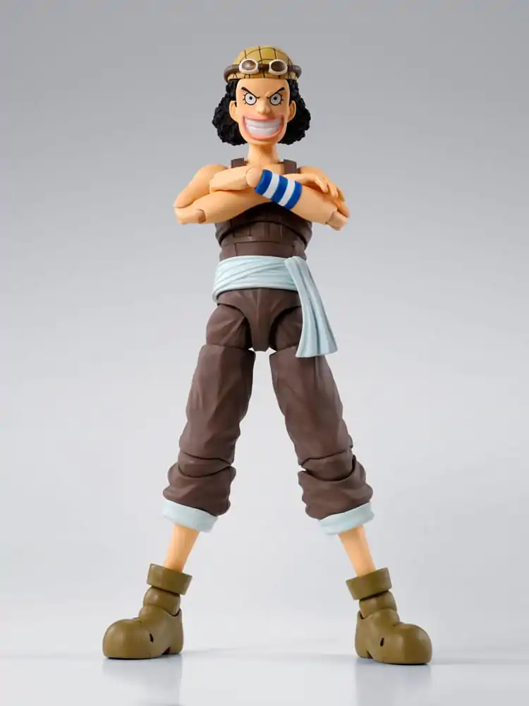 Figurină de acțiune One Piece S.H.Figuarts Usopp Romance Dawn Ver. 15 cm poza produsului