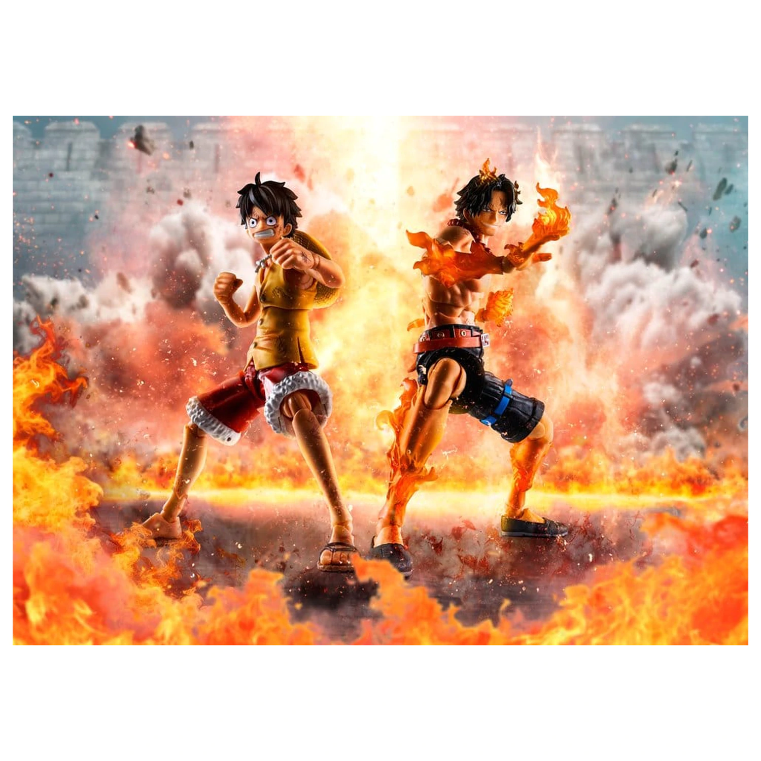 One Piece S.H. Figuarts figurina de actiune Portgas D. Ace -Marineford- 16 cm poza produsului
