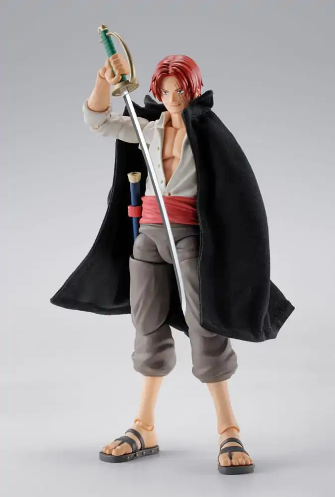 Set 2 figurine de acțiune One Piece S.H.Figuarts Shanks & Monkey D. Luffy versiunea din copilărie poza produsului