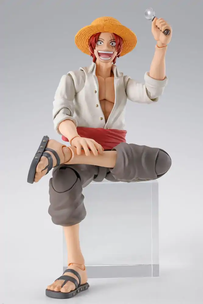 Set 2 figurine de acțiune One Piece S.H.Figuarts Shanks & Monkey D. Luffy versiunea din copilărie poza produsului