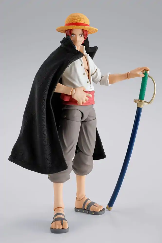 Set 2 figurine de acțiune One Piece S.H.Figuarts Shanks & Monkey D. Luffy versiunea din copilărie poza produsului