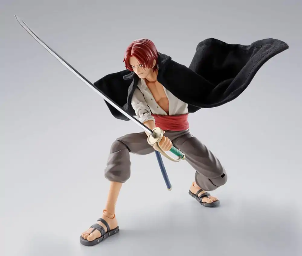 Set 2 figurine de acțiune One Piece S.H.Figuarts Shanks & Monkey D. Luffy versiunea din copilărie poza produsului