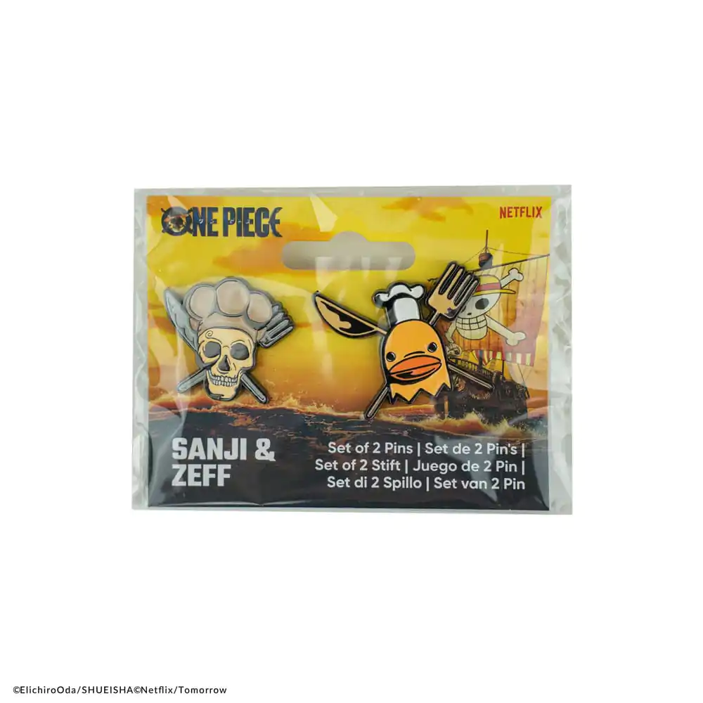 One Piece Insigne 2-Pack Sanji & Zeff poza produsului