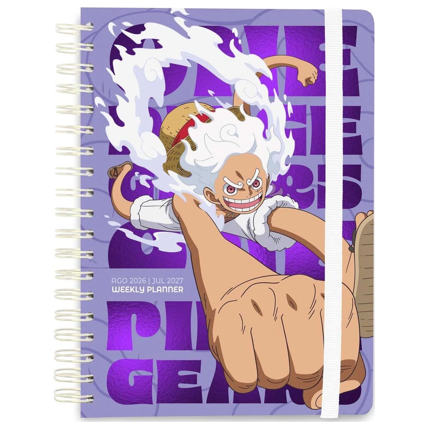 One Piece School Diary planner săptămânal 2026/2027 Gear 5 A5 poza produsului