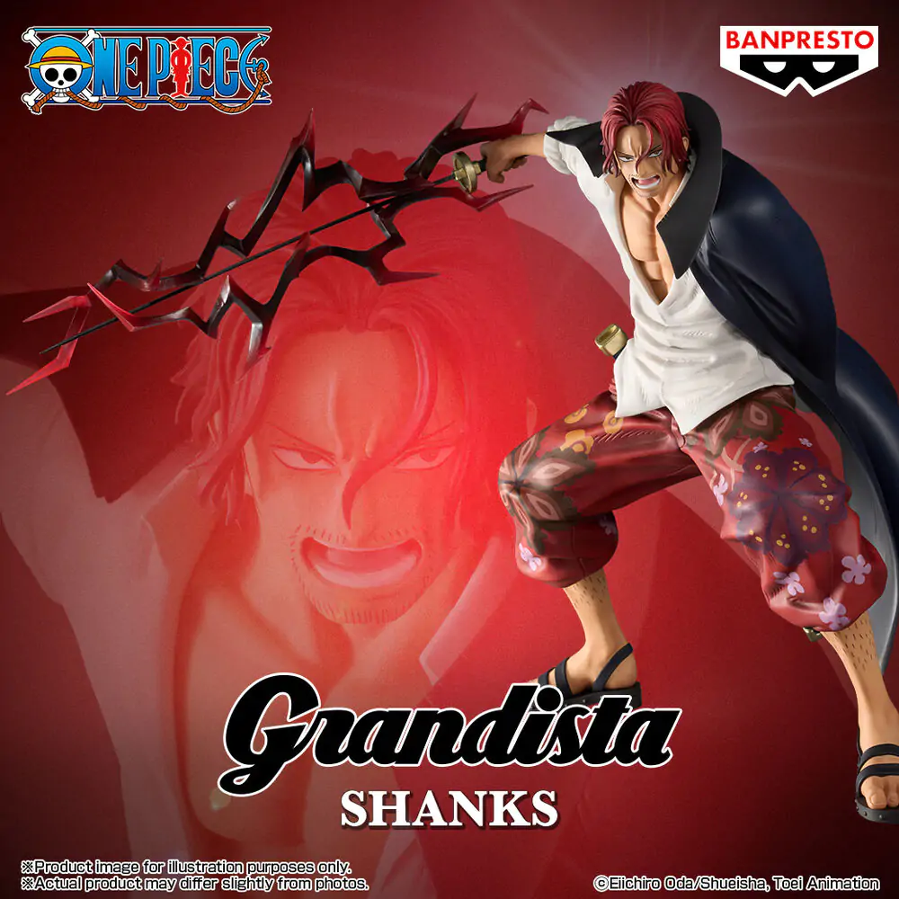 Figurina One Piece Shanks Grandista 22 cm poza produsului