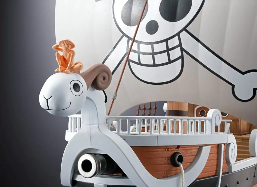 Figurină de acțiune turnată sub presiune Soul of Chogokin One Piece Going Merry Ediție Aniversară Memorială 25 ani 28 cm poza produsului