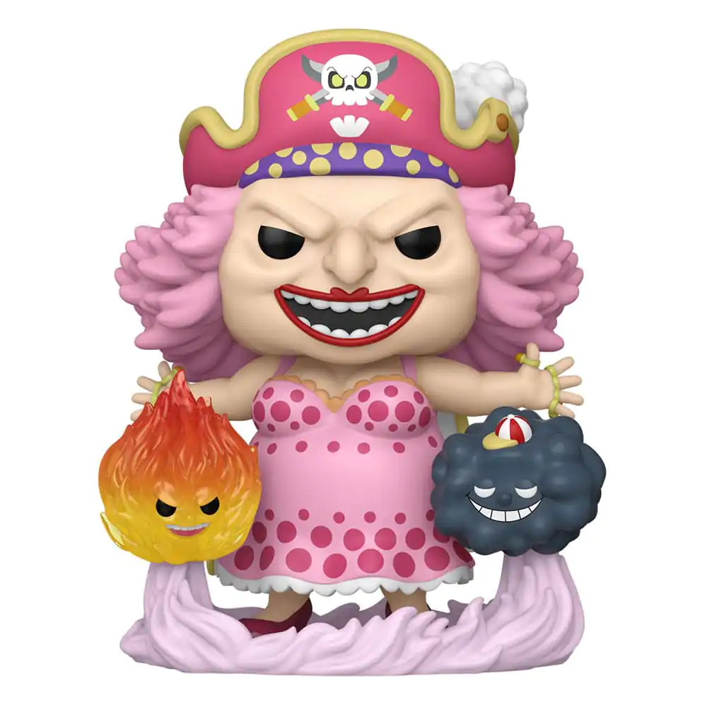 Figurină de Vinil Super Dimensiune POP! Animație One Piece Big Mom cu Homies 15 cm poza produsului