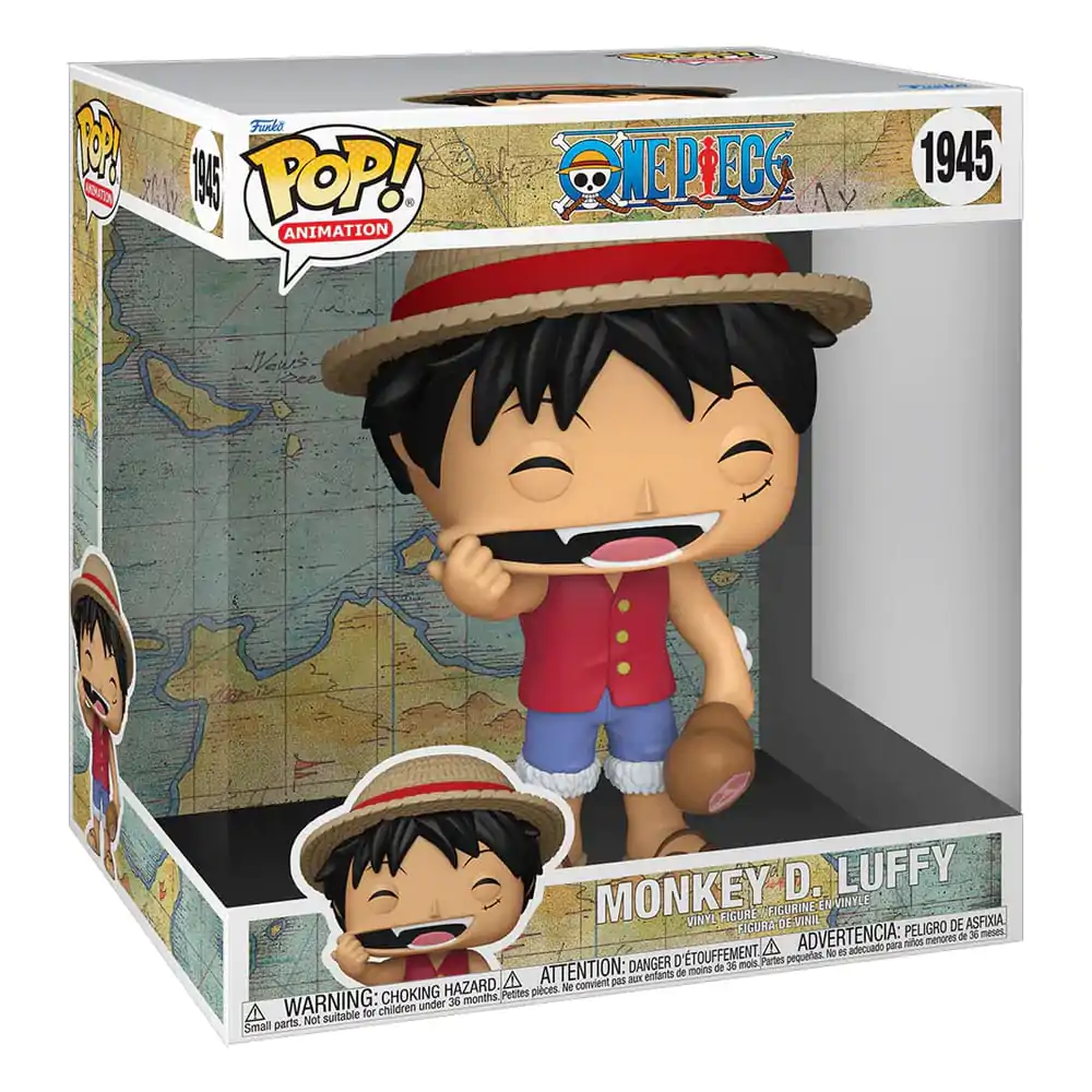 Figurină de vinil Funko POP! Jumbo Super Dimensiune One Piece Monkey D. Luffy (Stretching) 25 cm poza produsului