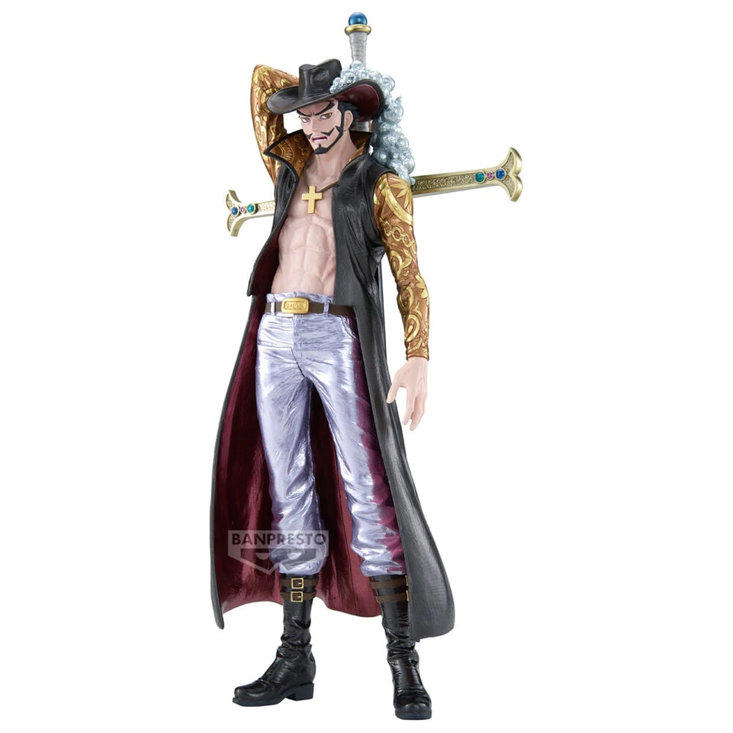 Figura One Piece The Anime Dracule Mihawk 34 cm poza produsului