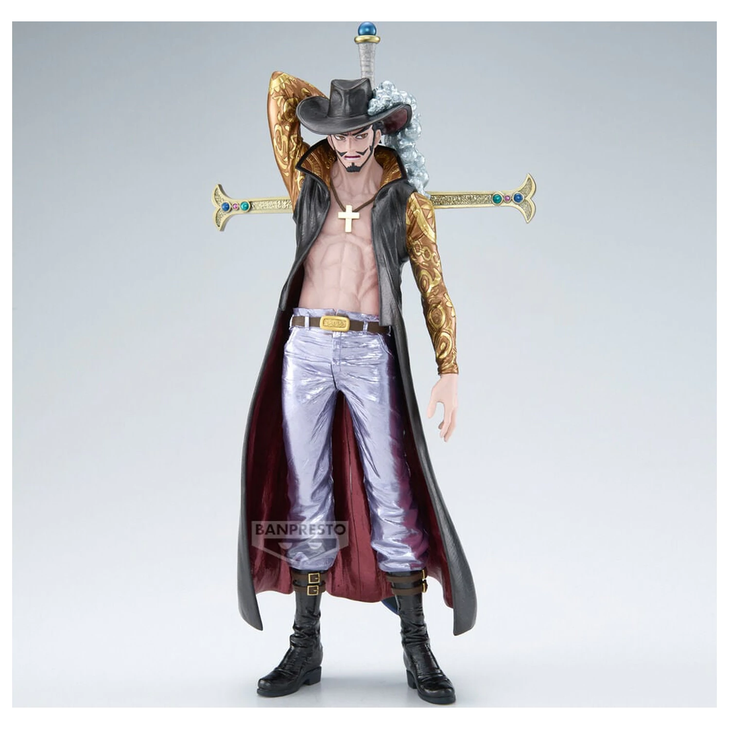 Figura One Piece The Anime Dracule Mihawk 34 cm poza produsului
