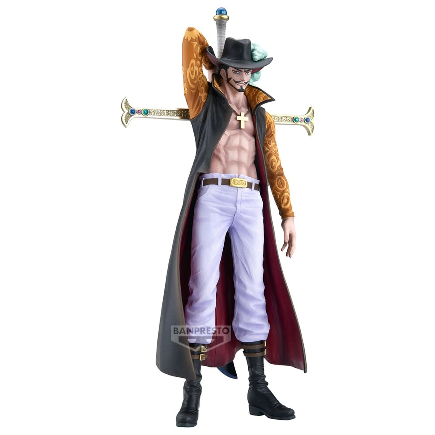 Figura One Piece The Brush Dracule Mihawk 34 cm poza produsului