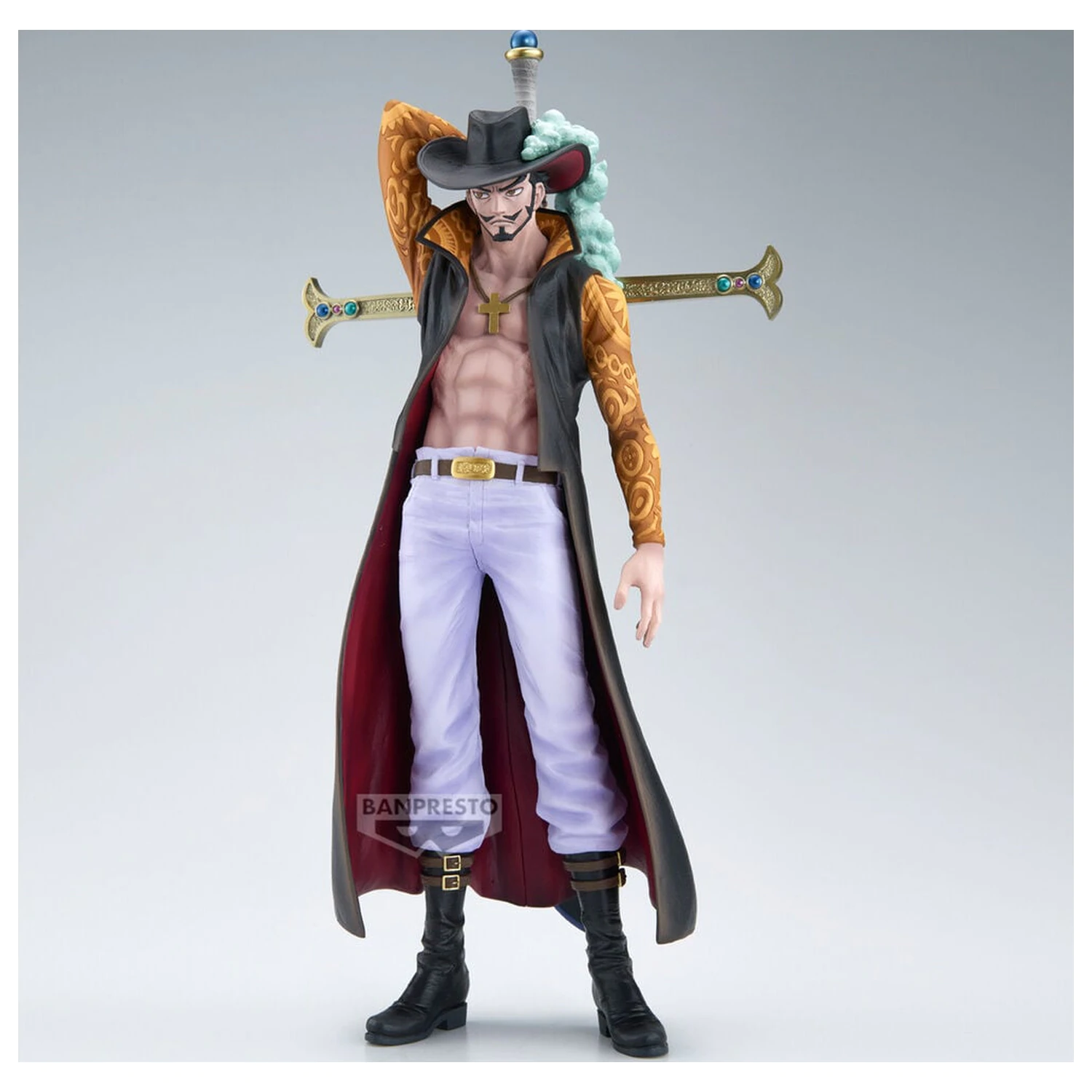 Figura One Piece The Brush Dracule Mihawk 34 cm poza produsului