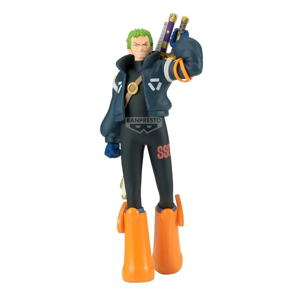 figurina One Piece The Shukko Roronoa Zoro Egghead 17cm poza produsului