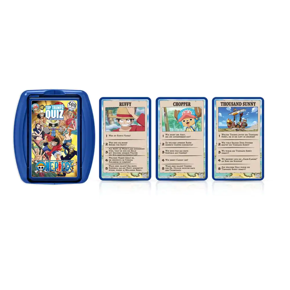 One Piece Card Game Top Trumps Quiz *Versiunea germană* poza produsului