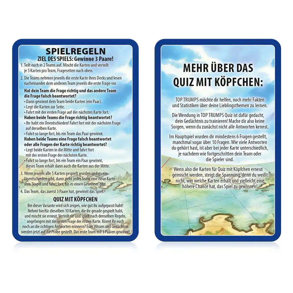 One Piece Card Game Top Trumps Quiz *Versiunea germană* poza produsului