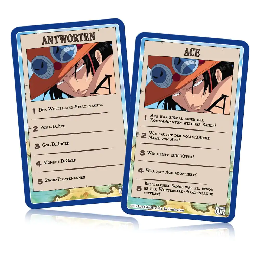 One Piece Card Game Top Trumps Quiz *Versiunea germană* poza produsului