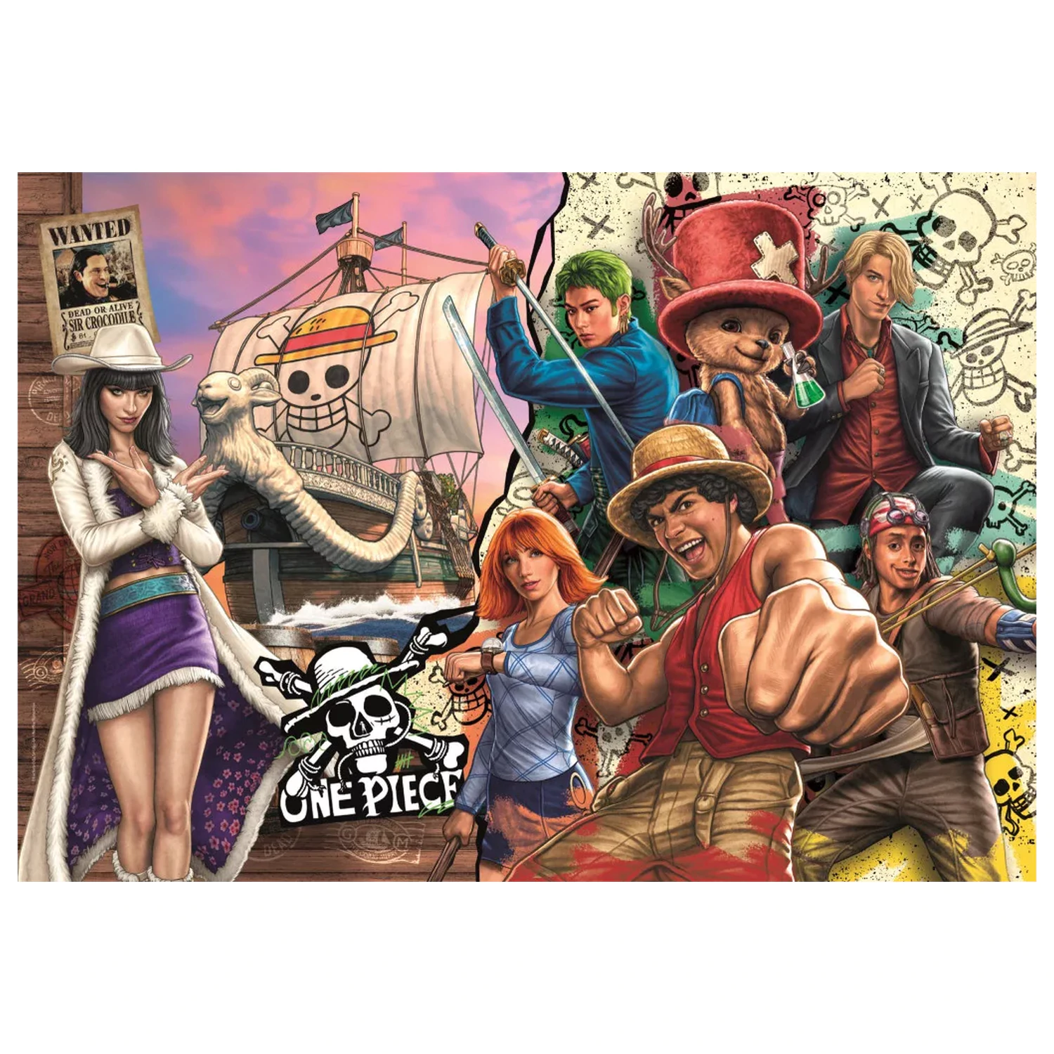 One Piece Treasure Hunt puzzle din 180 de piese poza produsului