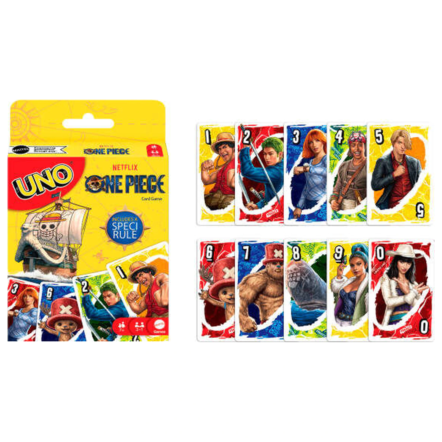 One Piece UNO joc de cărți poza produsului